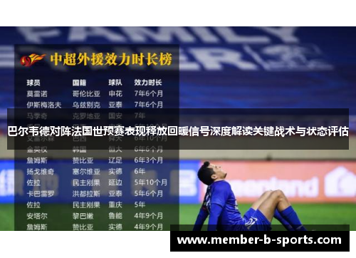 巴尔韦德对阵法国世预赛表现释放回暖信号深度解读关键战术与状态评估 巴尔韦德对阵法国世预赛表现释放回暖信号深度解读关键战术与状态评估
